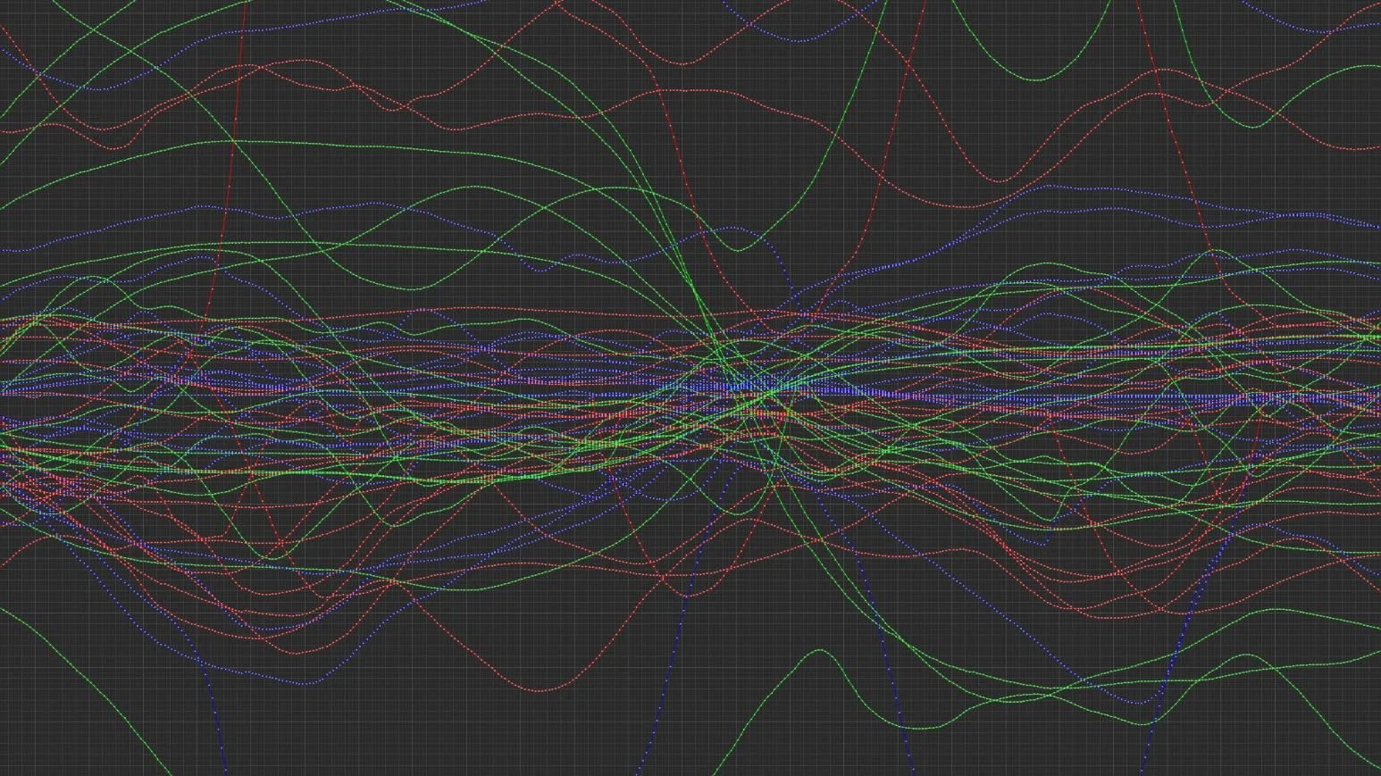 Courbes d’animation issues d’une prise de motion capture